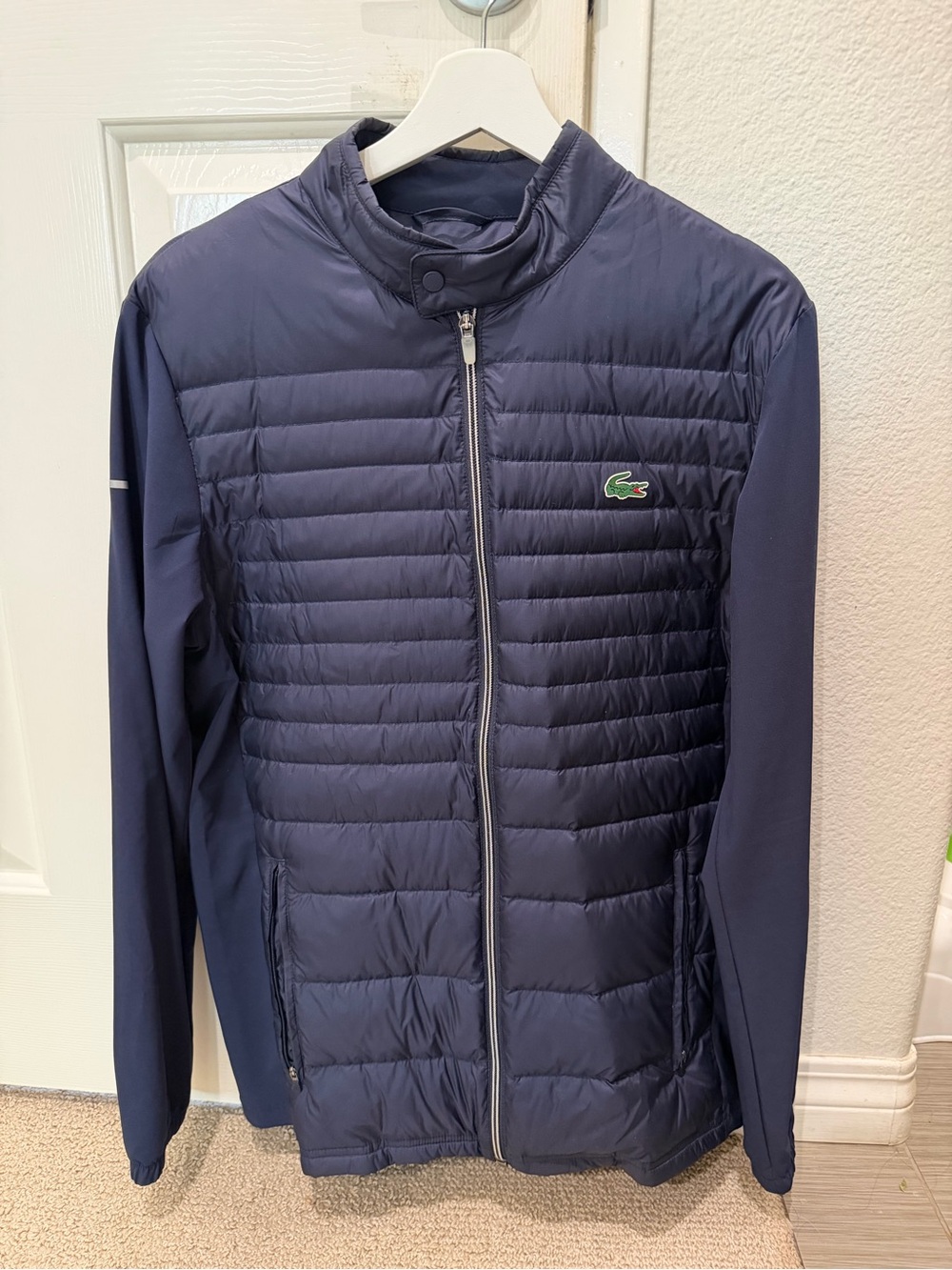 Lacoste Navy Sport Logo Jacket